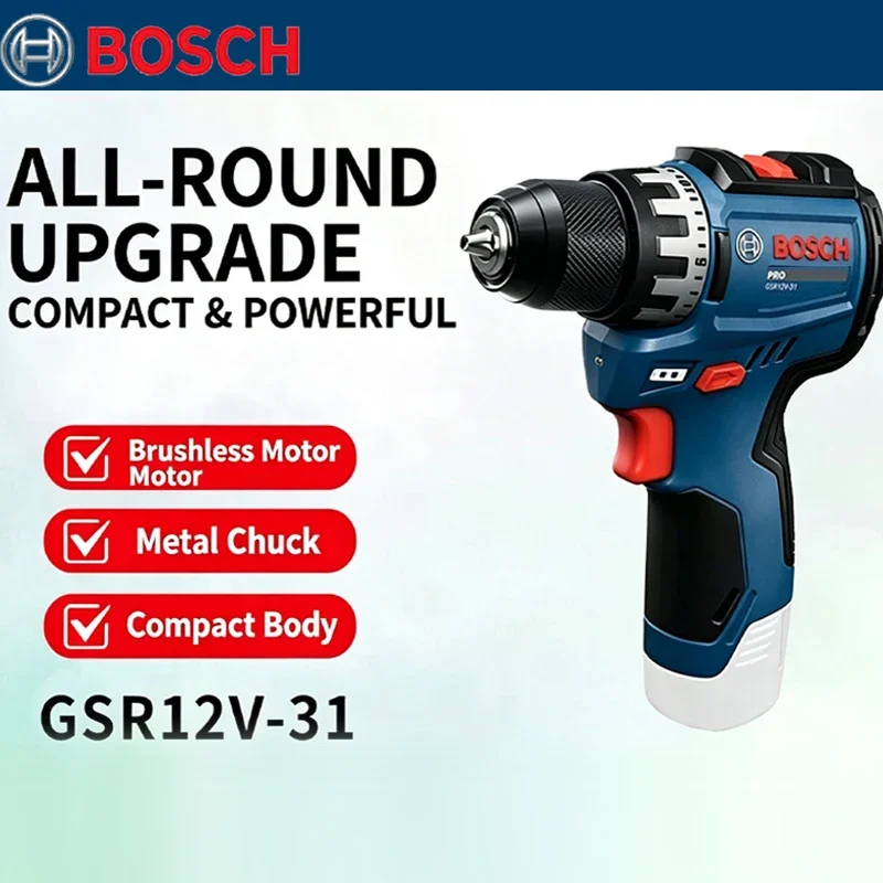Power Tools Professional - Taladro Eléctrico Bosch GSR 12V-31 Sin