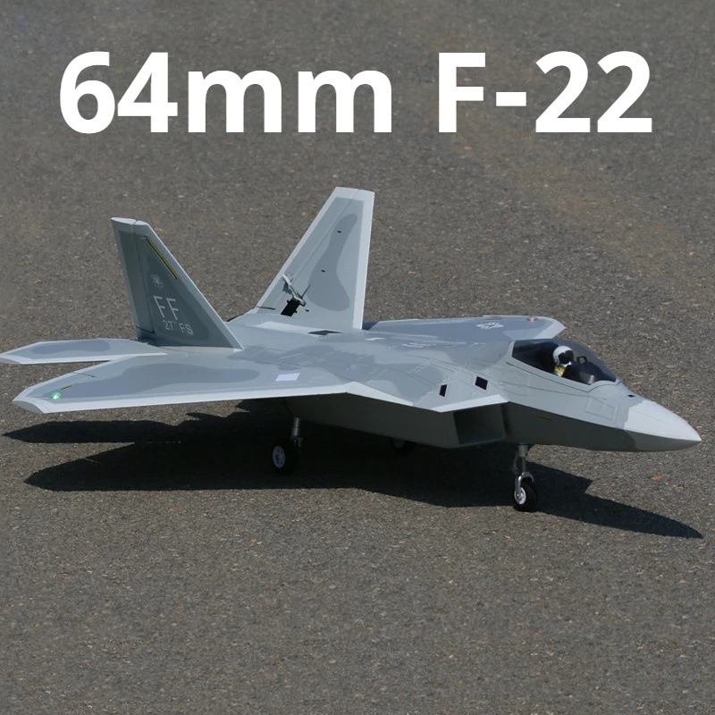 Power Tools World - F22 64mm modelo de avión con