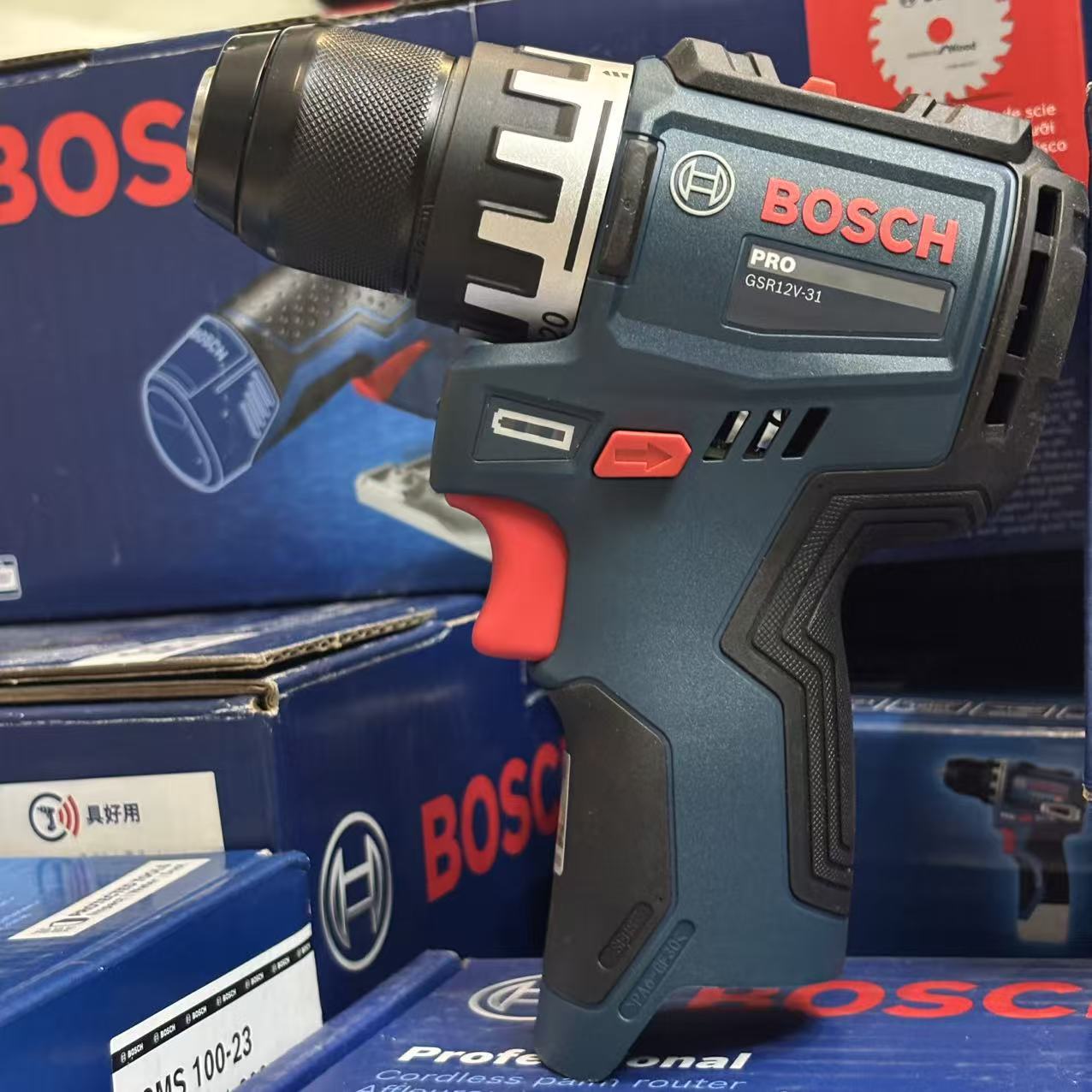 Power Tools Professional - Taladro Inalámbrico Bosch Professional GSR 12V-31,