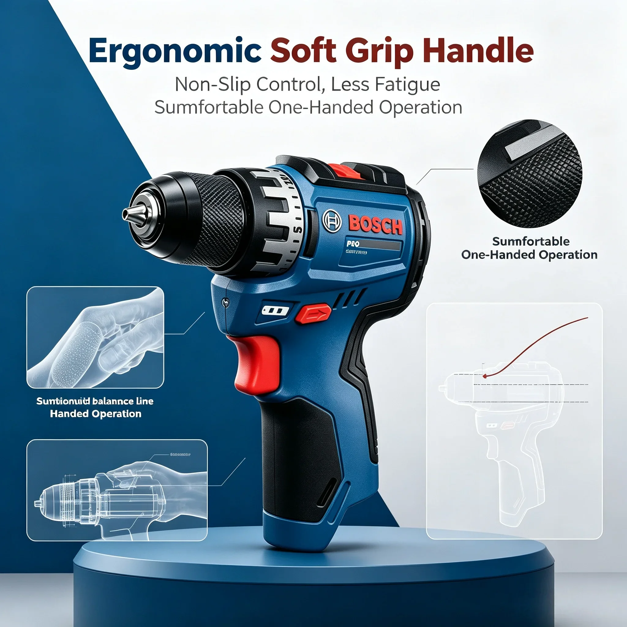 Power Tools Professional - Taladro Atornillador Inalámbrico Profesional BOSCH GSR