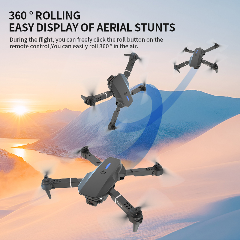 Dron Plegable E88 Pro con Cáma - Power Tools World reseña y precio