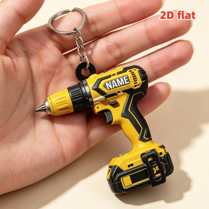 Llavero de taladro eléctrico c - Power Tools With Names reseña y precio